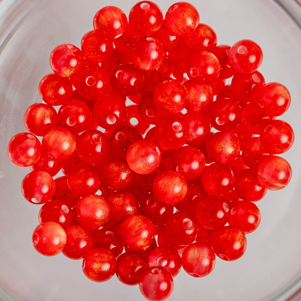 Cat Eye Gorgonia - Round - 6mm - 50 per bag