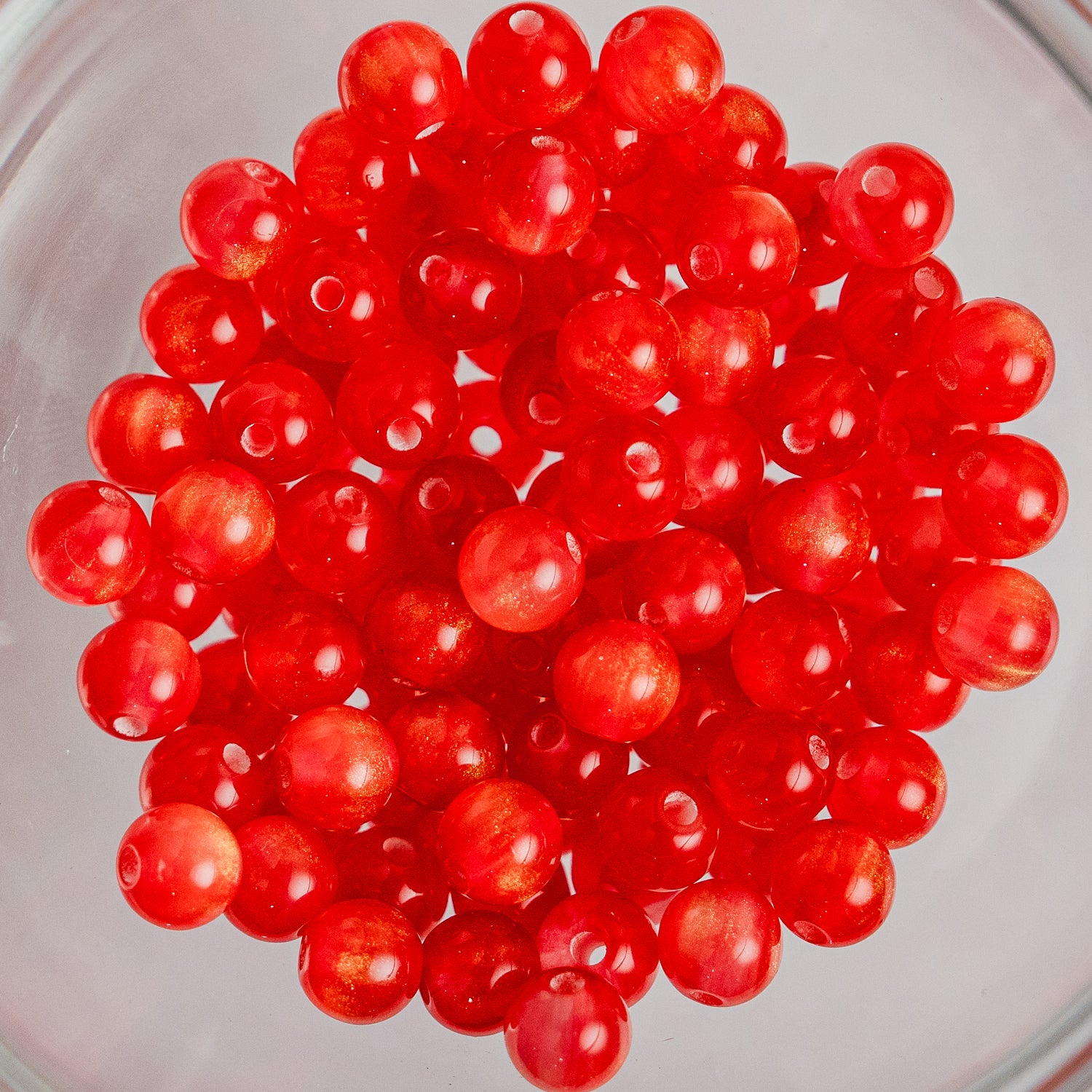 Cat Eye Gorgonia - Round - 6mm - 50 per bag