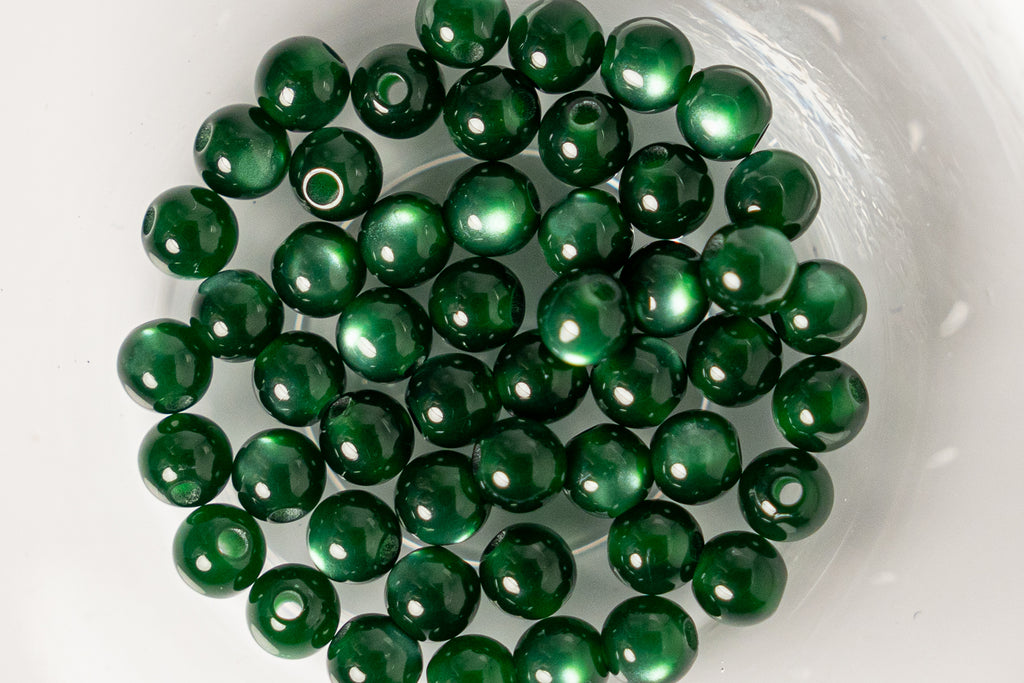 Cat Eye Gorgonia - Round - 4mm - 50 per bag