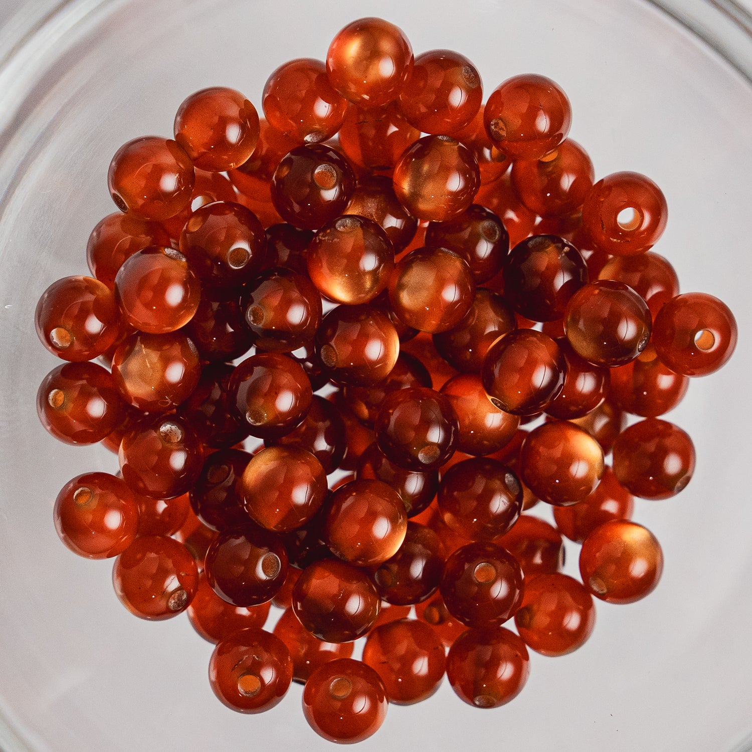 Cat Eye Gorgonia - Round - 6mm - 50 per bag