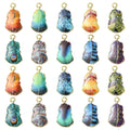 Light Gold Rack Plating Alloy Printed Pendant - Lead, Cadmium & Nickel Free - Feather - 19x10.5x2.5mm - 2 per bag
