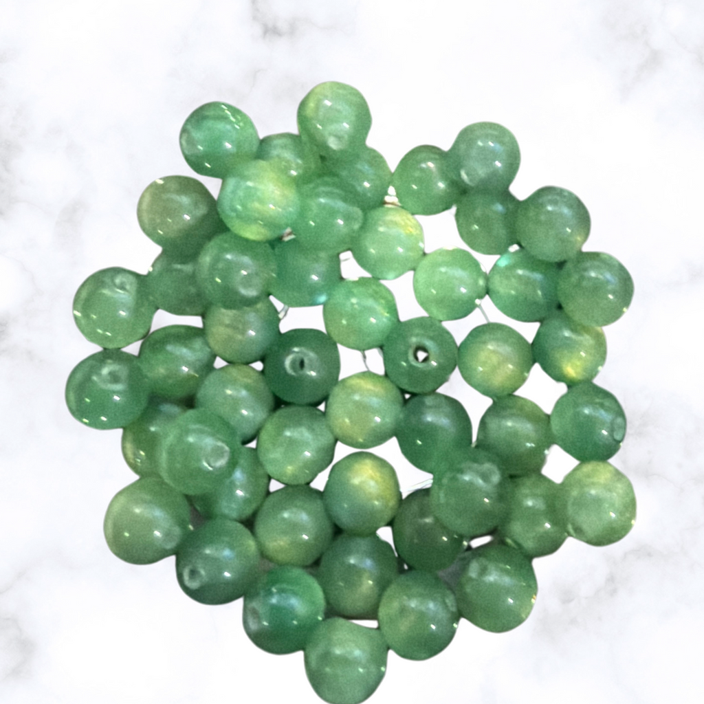 Cat Eye Gorgonia - Round - 6mm - 50 per bag
