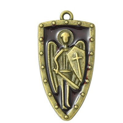 Halloween Theme Tibetan Style  Antique Bronze Alloy with Enamel Pendants - Mixed Shapes - 20-51x10-27.5x2.5-4.5mm