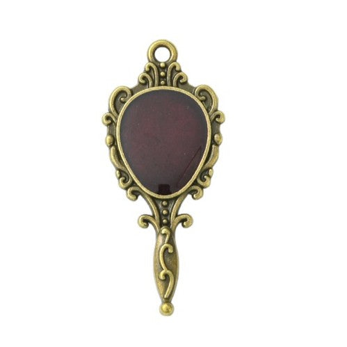 Halloween Theme Tibetan Style  Antique Bronze Alloy with Enamel Pendants - Mixed Shapes - 20-51x10-27.5x2.5-4.5mm