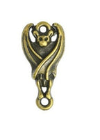 Halloween Theme Tibetan Style  Antique Bronze Alloy with Enamel Pendants - Mixed Shapes - 20-51x10-27.5x2.5-4.5mm