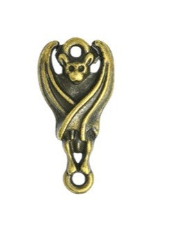 Halloween Theme Tibetan Style  Antique Bronze Alloy with Enamel Pendants - Mixed Shapes - 20-51x10-27.5x2.5-4.5mm