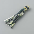 Camouflage pattern tassel, 4 inches