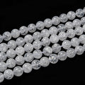 Natural Crackle Quartz Beads - Round - 8mm - 20 per bag