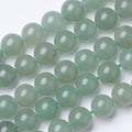 Natural Green Aventurine Beads - Round - 8mm - Appx 45 per strand