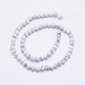 Synthetic Howlite Bead - Round - 6mm - Appx 64 per  strand
