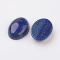 Natural Lapis Lazuli Flat Back Cabochons - Dyed - Oval - 18x13mm