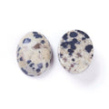 Natural Dalmatian Jasper Cabochon - Oval - 14x10x4-5mm