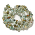 Natural Flower Amazonite  Beads - Chips - 5-8x5-8mm - Appx 31.5 inch