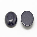 Synthetic Blue Goldstone Cabochon - Dyed - Oval - 14x10x6mm