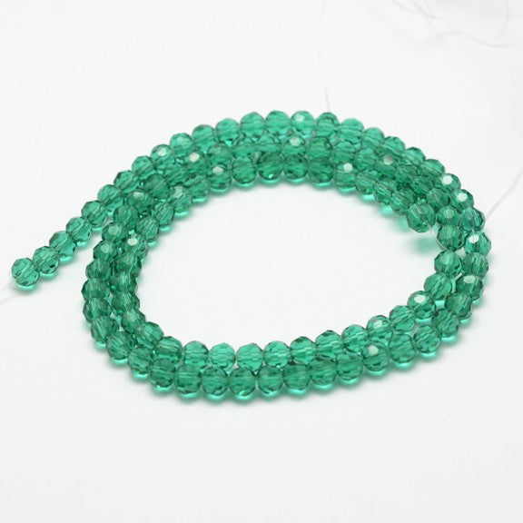 Light Sea Green Glass Round