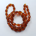 Saddle Brown Glass Beads - Faceted Teardrop - 15x10mm - 10 per bag