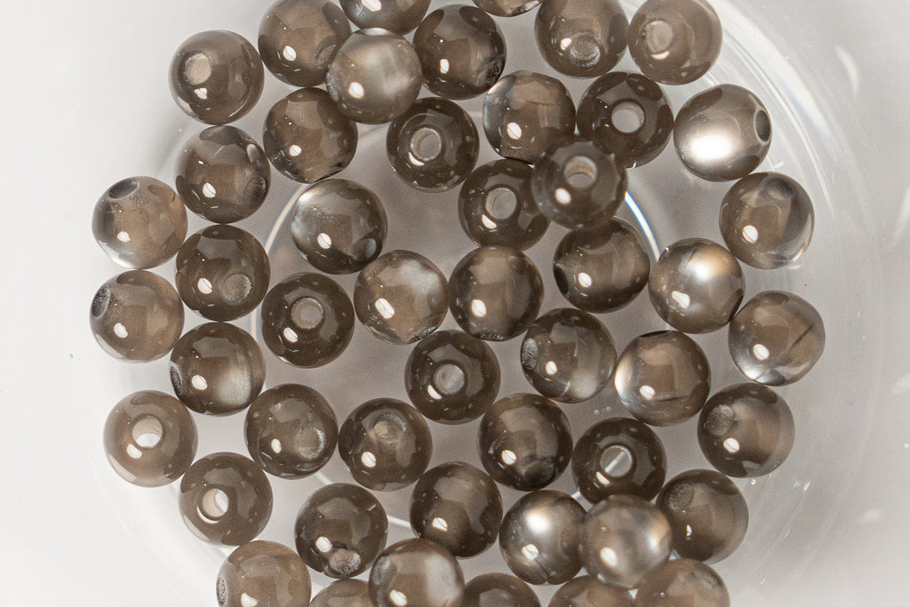 Cat Eye Gorgonia - Round - 4mm - 50 per bag