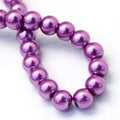 Medium Orchid Glass Pearl
