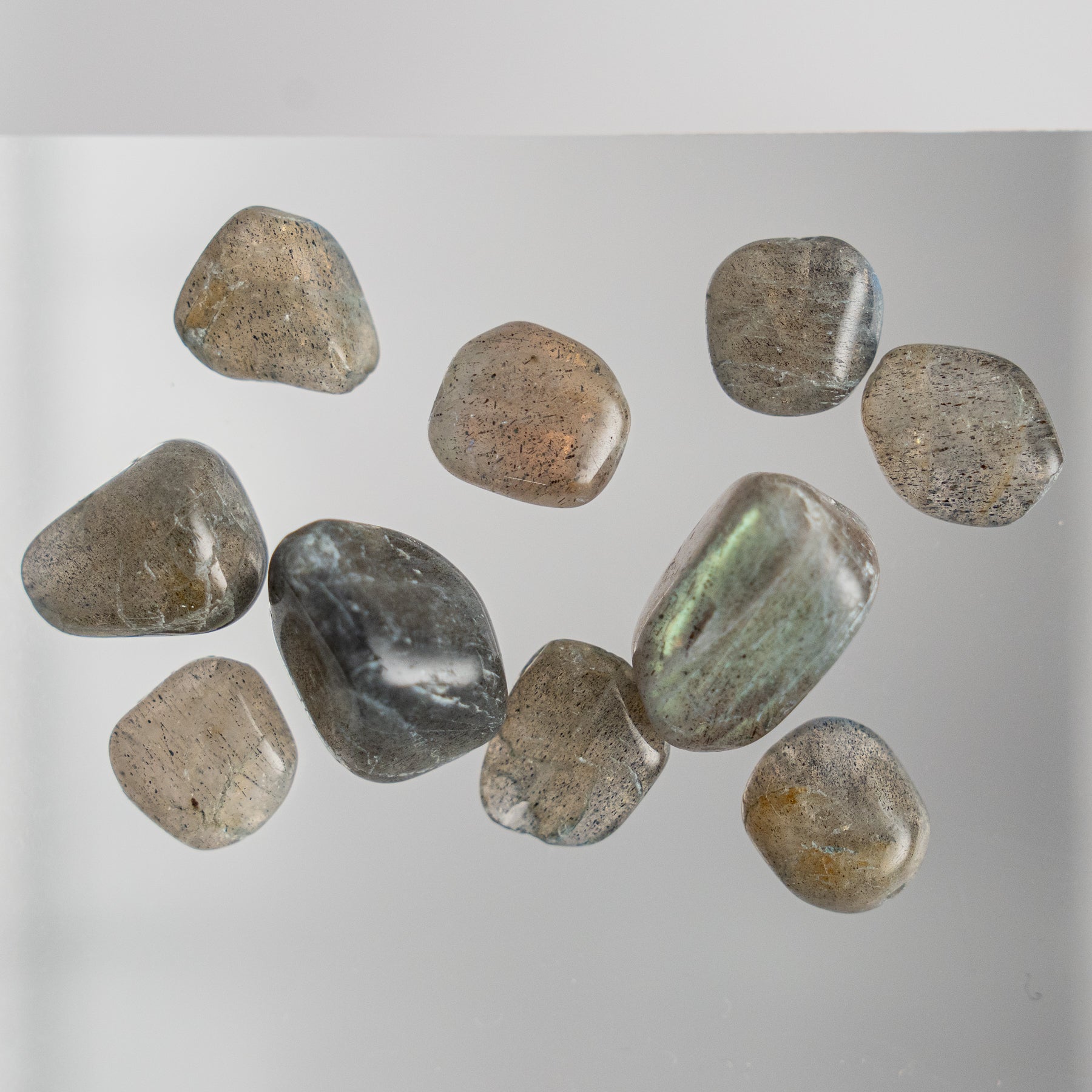 Labrodorite - Nugget - 8-14x8-10mm - 10 per bag