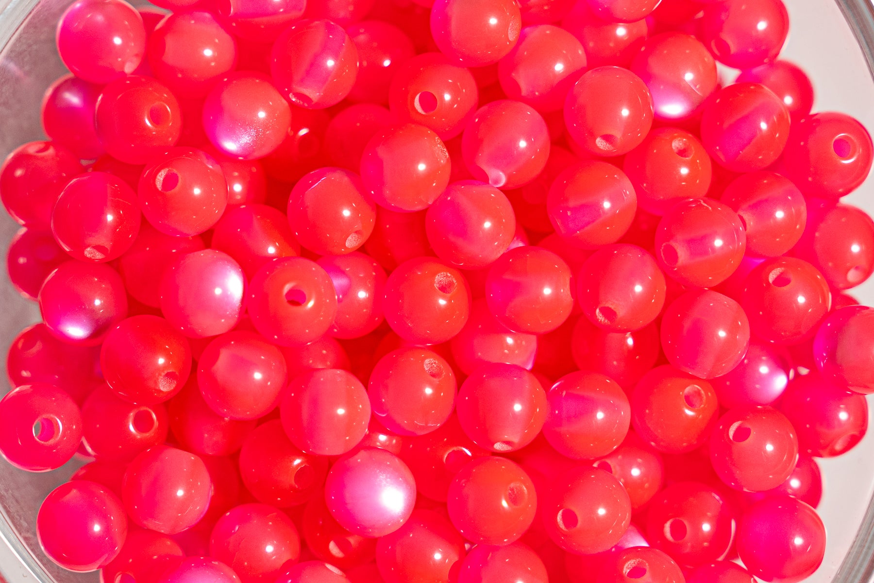 Cat Eye Gorgonia - Round - 6mm - 50 per bag