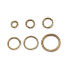 Antique Bronze Iron Open Jump Rings