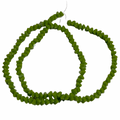 Lime Green Glass - Triangle - 3.3x3.6mm - Appx 115 per strand