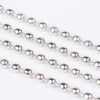 Iron Ball Chain - Platinum - 2mm