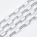 Tarnish Resistant Stainless Steel Paperclip Chain