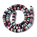 Handmade Polymer Clay Heishi Beads 5x1mm