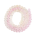 Gradient Color Glass Bead - Faceted Bicone - 4.5x4mm - Appx 83 pcs strand