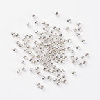Silver Plated Iron Spacer Beads Round