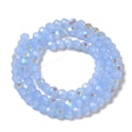 Cornflower Blue Glass Beads - Faceted Round - 4mm - Appx 87 per strand