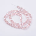 Pink AB Electroplate Glass Beads  - Faceted Triangle - 4.5x5x6mm - Appx  88 per strand