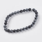 Natural Snowflake Obsidian Round
