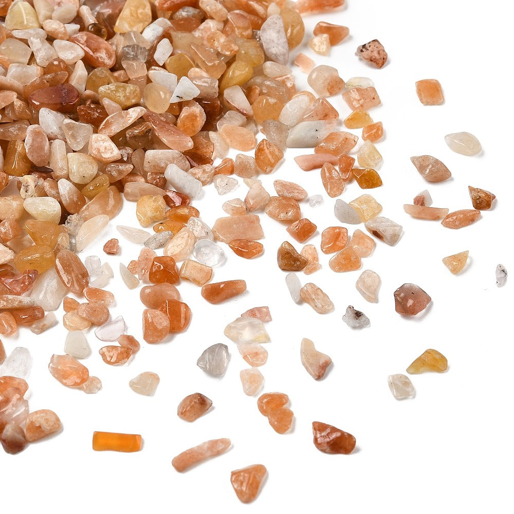 Natural Red Aventurine - Chip - No Hole/Undrilled - 2-8x2-4mm