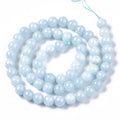 Natural Chalcedony Beads - Round - 6-7mm - 60 per strand