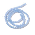 Cornflower Blue Glass Bead - Faceted Round - 4mm - Appx 99 per strand