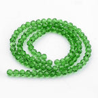 Lime Green Transparent Glass Bead