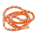 Crackle Glass Bead - Rondelle - 6mm - Appx 138 per strand