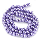 Medium Purple Glass Pearl