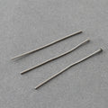 304 Stainless Steel Flat Head Pins - 21 Gauge - 50x0.7mm - 40 per bag