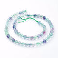 Natural Fluorite Beads - Grade A - Round - 6mm - Appx 60 per strand