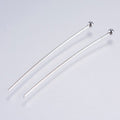 Tarnish Resistant 304 Stainless Steel Ball Head Pins - 40x 0.5mm- 24 Gauge - 5 grams per bag