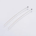 Tarnish Resistant 304 Stainless Steel Ball Head Pins - 50x0.7mm- 21 Gauge - 20 per bag