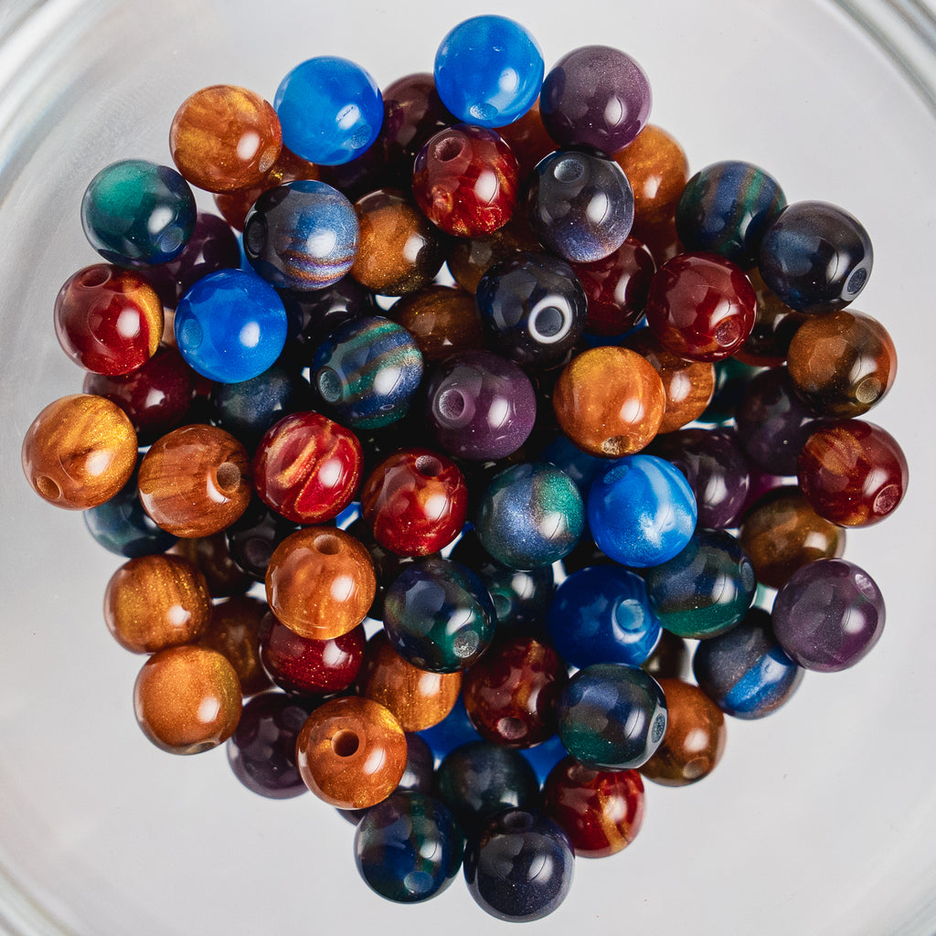 Cat Eye Gorgonia - Round - 6mm - 50 per bag