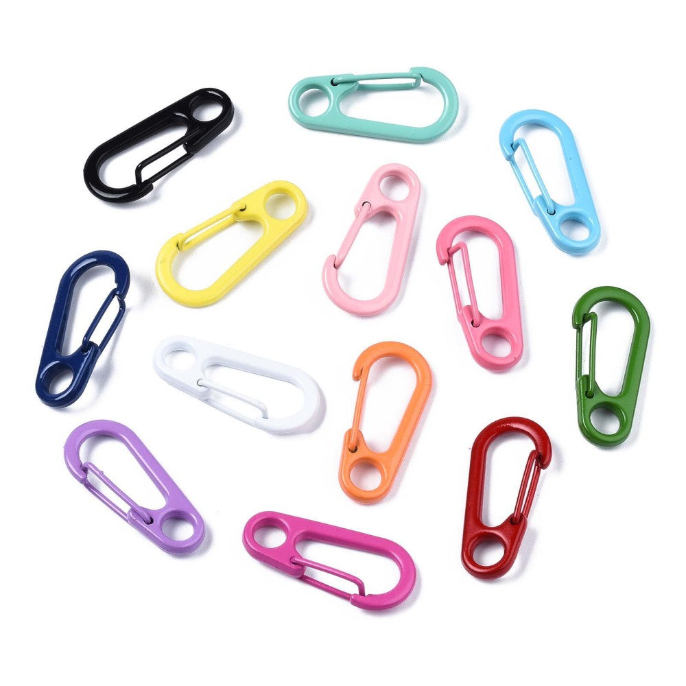 Alloy Snap Clasps Ring - Cadmium, Nickel & Lead Free - 31.5x14.5x7mm