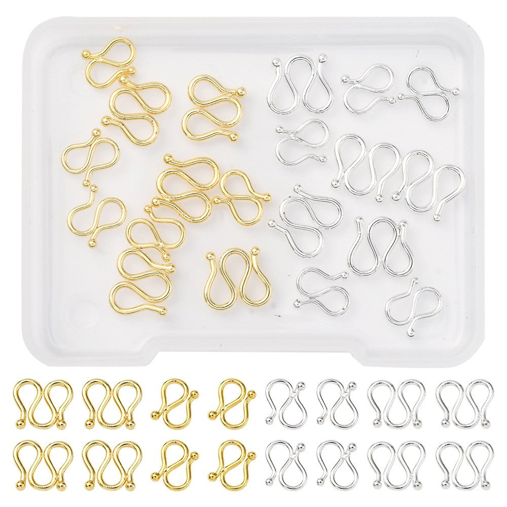 Brass S-Hook Clasps