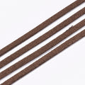 Saddle Brown Faux Suede Cord - 2.5-2.8x1.5mm - 1M