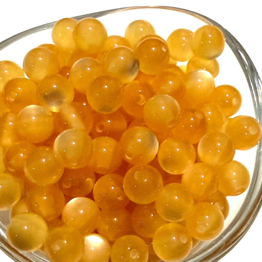 Cat Eye Gorgonia - Round - 8mm - 50 per bag