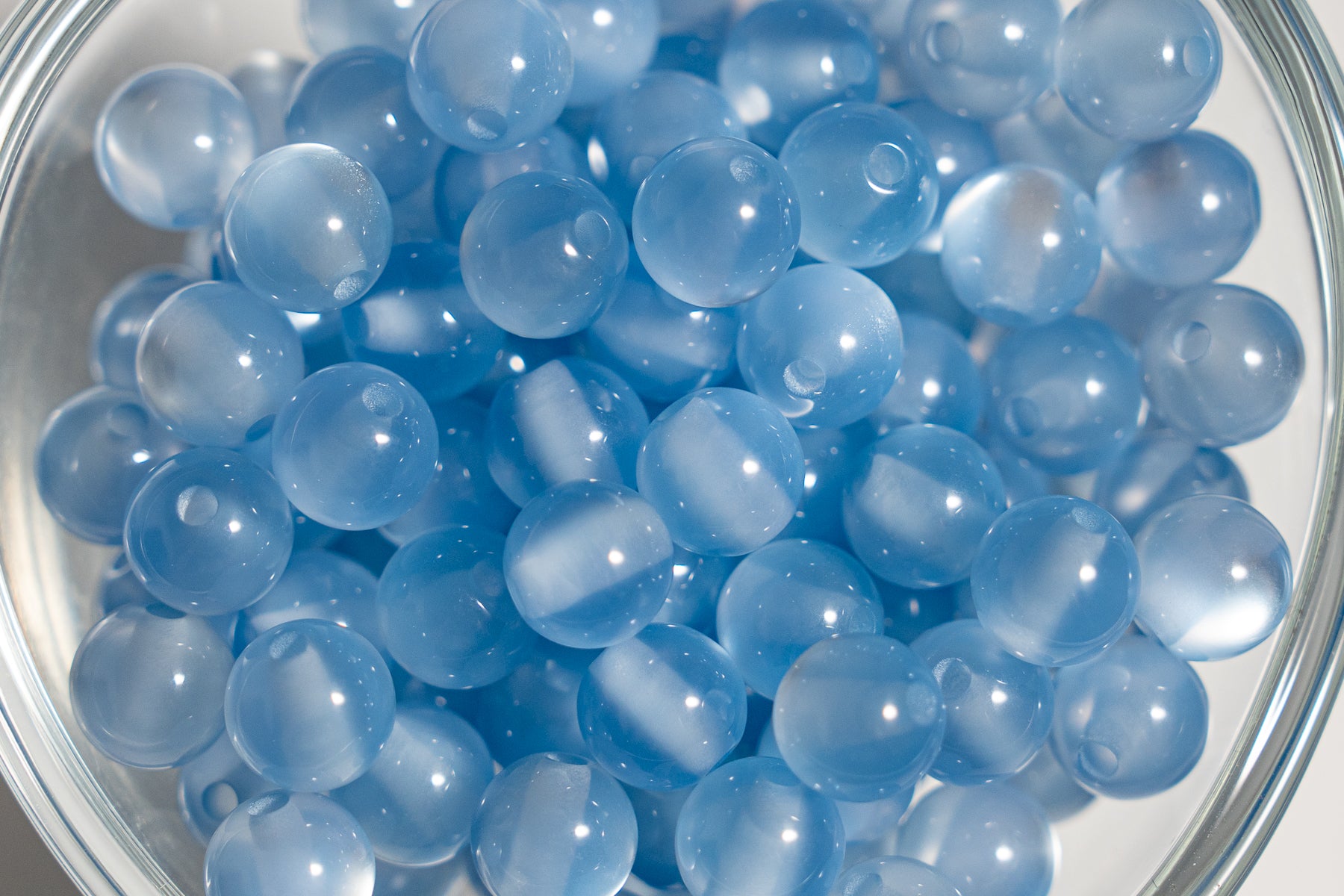 Cat Eye Gorgonia - Round - 8mm - 50 per bag